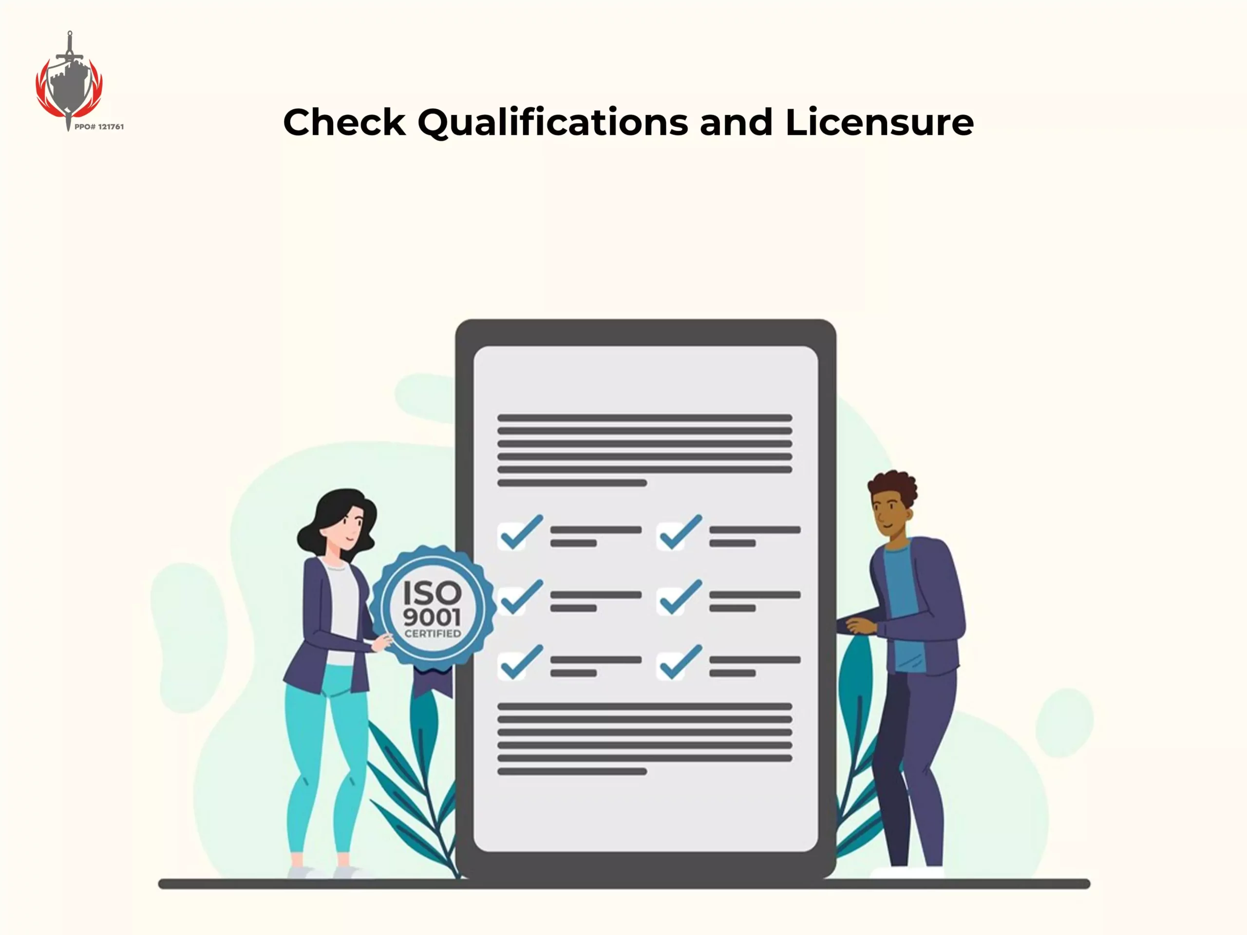 Check Qualifications and Licensure