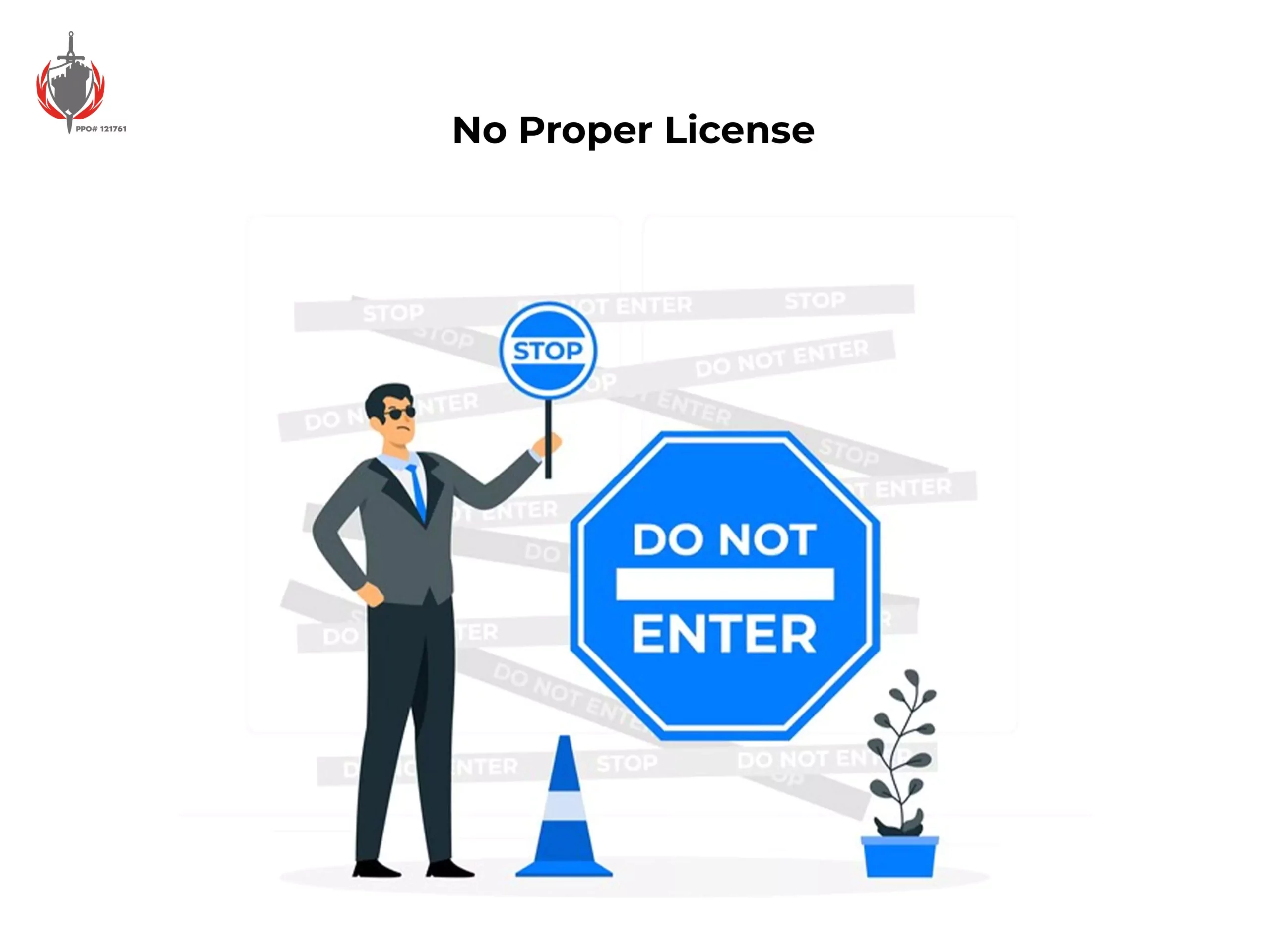 No Proper License